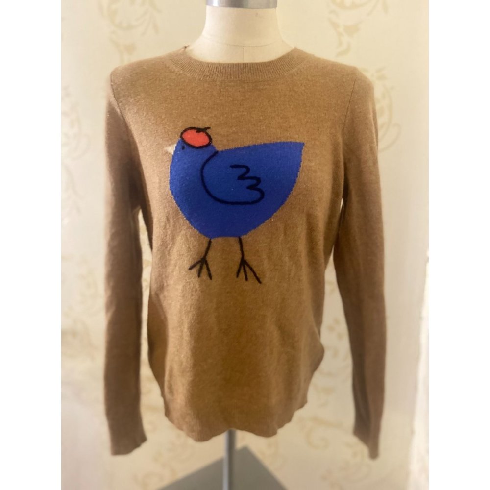 J.Crew 100% Cashmere Little Chick Sweater Ladies Small